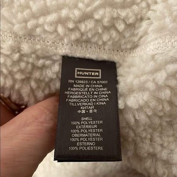 Hunter Original 2PC  Shell Jacket & Faux Sherpa Purple Abstract Jacket and Vest - Picture 9 of 15